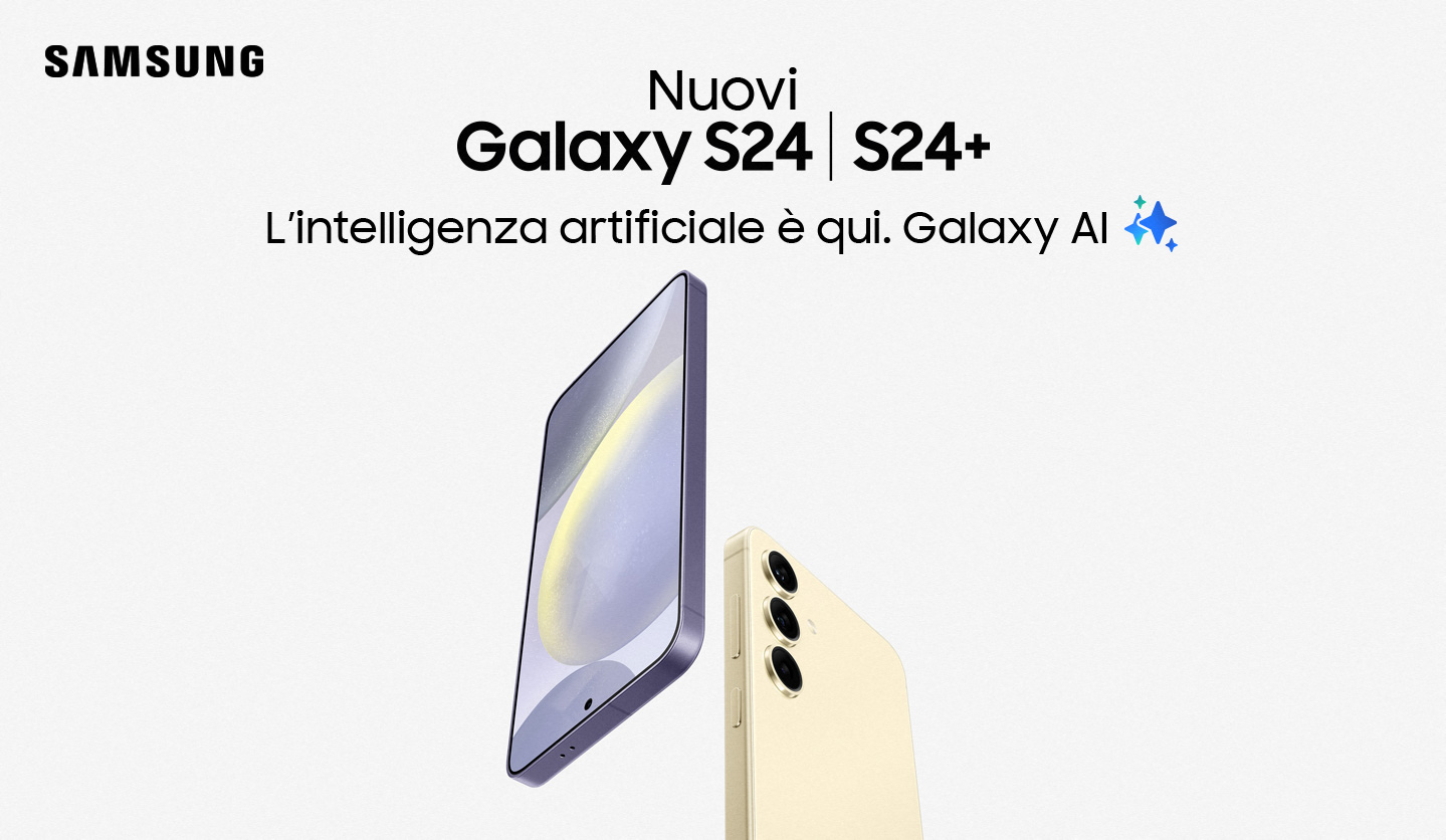 Samsung - Nuovi Galaxy S24 | S24+ - L'intelligenza artificiale è qui. Galaxy AI